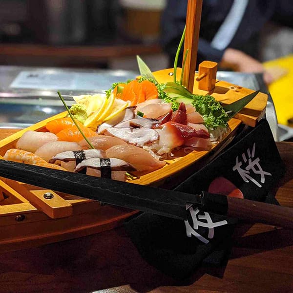 Sushi Boat Display - The Sushi Factory by YOZAKURA